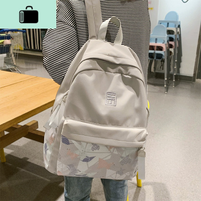 书包女韩版高中原宿ulzzang森系简约背包大学生双肩包ins风初中生NEW LAKE