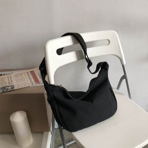 ins潮牌斜挎包男士帆布单肩包女生休闲背包新款日系男包