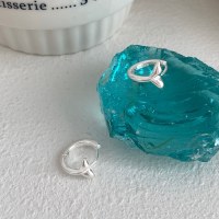 s925纯银鱼尾耳扣小众独特个性耳钉轻奢高级感气质大气耳环女送女朋友老婆情人节七夕生日礼物