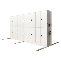 洛泰远 智能密集架移动式档案柜钢制轨道智能密集柜 一列5组