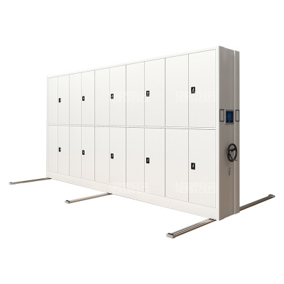 洛泰远 智能密集架移动式档案柜钢制轨道智能密集柜 一列5组