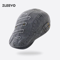 / 新款小众个性帽子水洗做旧鸭舌帽内里套网透气前进帽