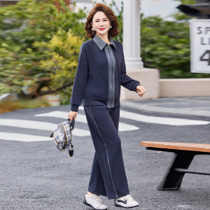 2026年女装运动休闲中老年套装女洋气中年人运动服两件套妈妈装春