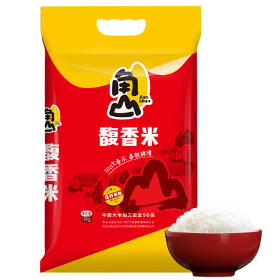 角山(JiaoShan)大米馥香长粒20斤装优质晚稻籼米细米南方大米香软弹滑10kg
