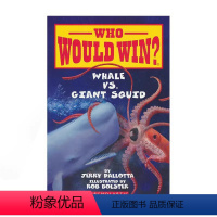 [鲸鱼VS巨型章鱼]单册 [正版]6-10岁学乐英语分级绘本猜猜谁会赢系列之动物主题科普12册 Scholastic W