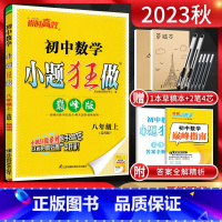 数学苏科版 八年级上 [正版]江苏版2023秋 小题狂做巅峰版初中数学八年级上册 苏科版SK 初二8年级上苏教版同步辅导