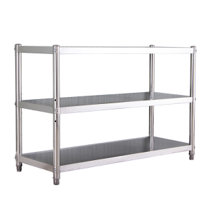 鑫环境 加厚不锈钢厨房置物架落地式多层家用微波炉烤箱多功能收纳架锅架