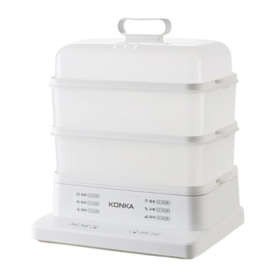 康佳电蒸锅24L双层容量元气鲜食KDZG-0413-W