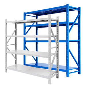 迅众 货架仓储自由组合多功能中型货架多层仓库储物展示架重型货架仓储仓库货架展示架金属架子货架置物架中型每层承重200公斤