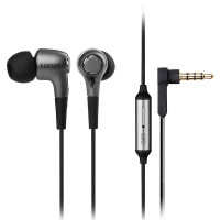Edifier/漫步者 H230P手机3.5mm插孔有线耳机入耳式重低音炮通用线控耳塞带麦 黑色