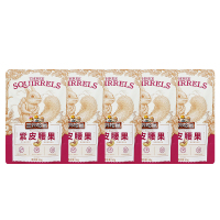 三只松鼠紫皮腰果休闲即食坚果零食每日坚果果仁小吃50g*5袋