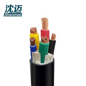 沈迈 铜芯通用软电缆 ZR-RVVZ-0.6/1KV-3*35+2*16平方/米