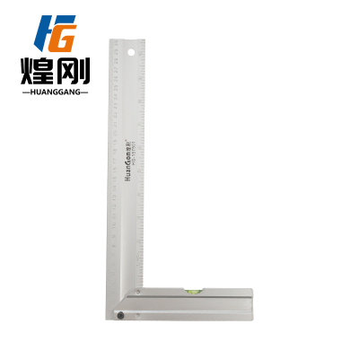 煌刚 直角尺 木工专用直角尺多功能拐尺90度活动直尺高精度 300mm 单位:把