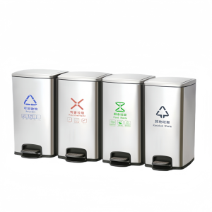 凡礼格脚踏垃圾桶