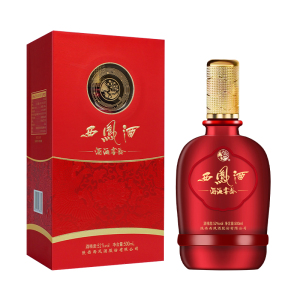 西凤酒龙凤呈祥52度凤香型高度白酒500ml单瓶装