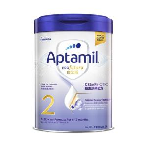 原装进口澳洲新西兰进口香港港版Aptamil爱他美白金致亲版2段(6-12个月)900g