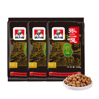 张二嘎 休闲零食小吃 炒货特产豆瓣蚕豆 坚果干果崩豆 238g*3包