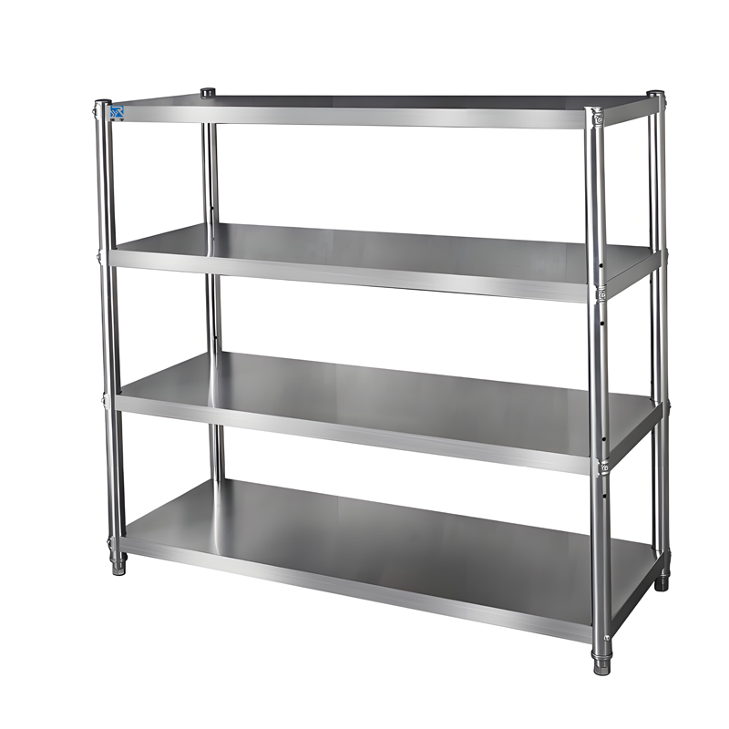 厨房用201#1.2mm不锈钢四层货架1100*500*1800mm