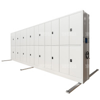 洛泰远 智能密集架移动式档案柜钢制轨道智能密集柜 一列7组