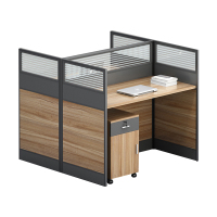 慧采云 办公家具职员桌屏风办公桌现代简约办公桌员工位两人位财务桌电脑桌