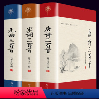 [正版]全3本加厚完整版唐诗三百首全集宋词三百首元曲三百首 小学生中国古诗词鉴赏词典辞典赏析古代古典诗词唐诗宋词元曲书