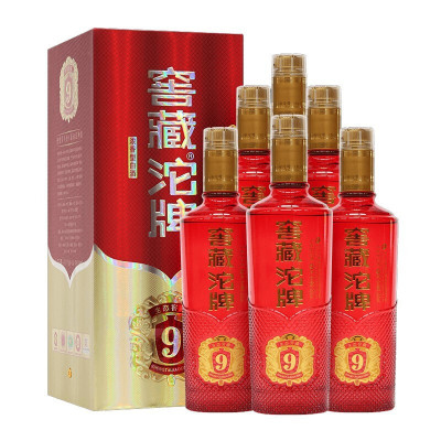 沱牌舍得 沱牌酒生态9窖藏沱牌 浓香型白酒 42度500ml*6瓶整箱装