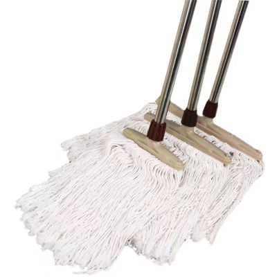 德力彩 棉线拖把宽头 38cm 把