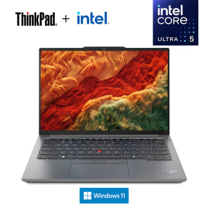 ThinkPad E14 19CD AI经典商务本 14英寸笔记本电脑 英特尔酷睿Ultra 5 125H 32G 1T固态 锐炫Arc显卡 2.2K高色域 银