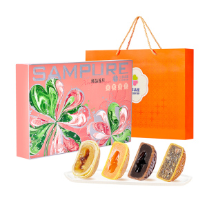 鲜品屋-500g鲜品莲月中秋月饼中秋礼盒臻味工厂品牌