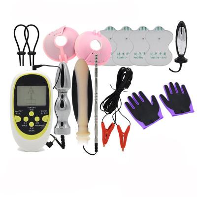 乐乐窝(lelewo) 情趣用品调教女用乳房刺激sm男用环后庭肛塞按摩器 [夫妻组合F7款]专业双孔组合