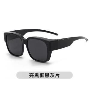 墨镜可套近视镜太阳眼镜男女防紫外线偏光专用开车防晒夜视眼镜3759Z