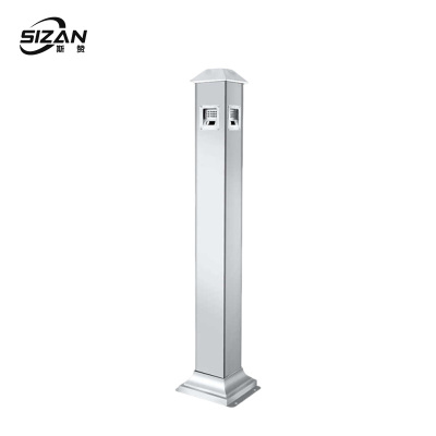 斯赞 不锈钢立式烟灰柱 15*15*112cm 个