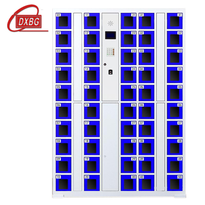 DXBG智能手机柜存放柜充电柜存包柜储物柜50门充电透明款
