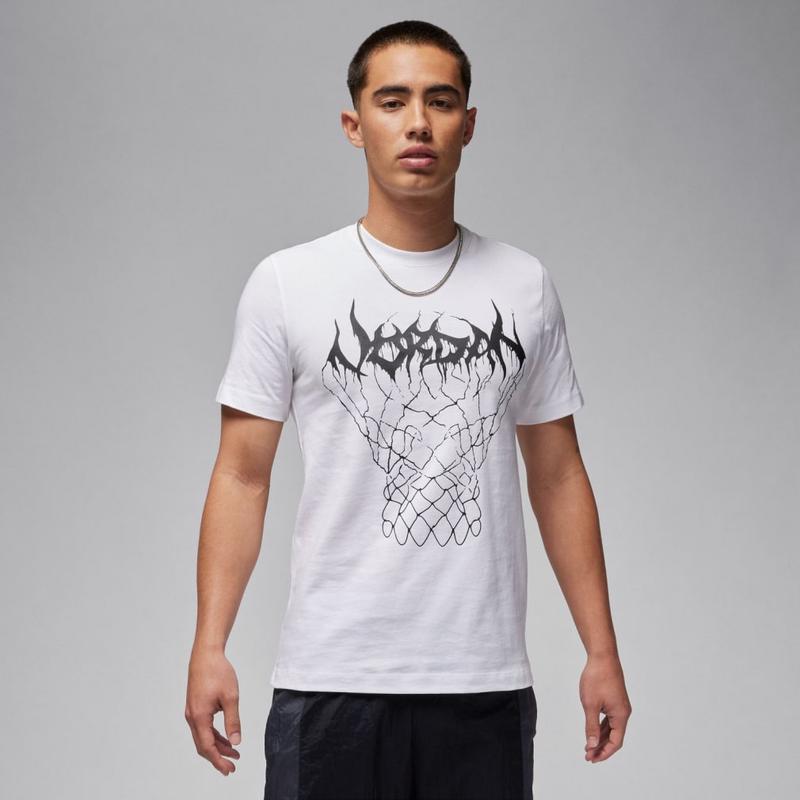 乔丹(Jordan)NikeDriFIT吸汗速干运动T恤男款潮牌印花透气舒适训