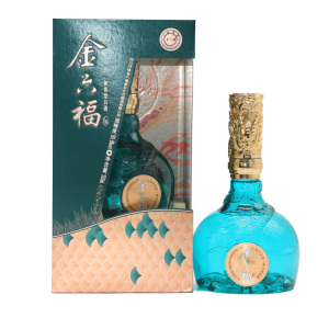 金六福福锐龙尊50.8度500ml*6瓶整箱送礼品袋兼香型白酒