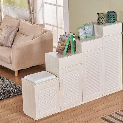 简约现代超薄鞋柜高低组合柜双面玄关柜阳台柜超薄隔断柜厅柜