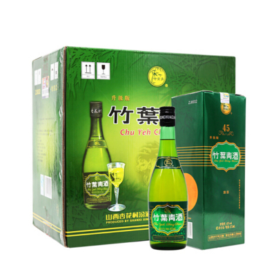 山西杏花村汾酒竹叶青酒露酒 牧童汾45度475ml*6瓶装白酒整箱