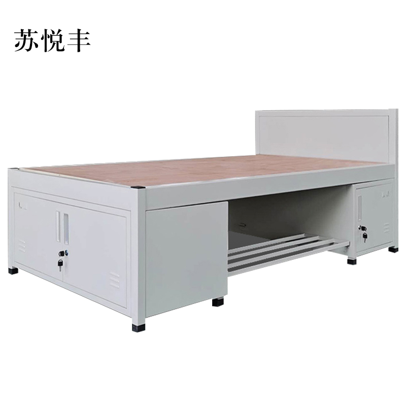 苏悦丰钢制含柜单人床2米*1米