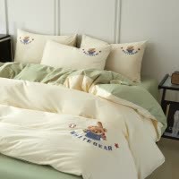 2026新款纯棉床上四件套纯棉卡通被套床单宿舍三件套床品套件床笠