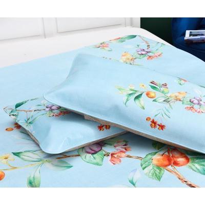 美帮汇彩绘牛皮席软席头层牛皮凉席1.8米1.5米三件套鹊上枝头