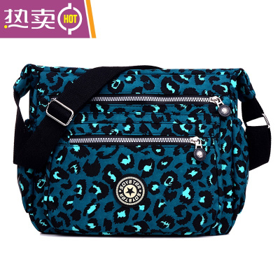 NEWLAKE印花帆布包斜挎包女包中老年妈妈包轻便防水单肩包休闲大容量布包女斜挎包