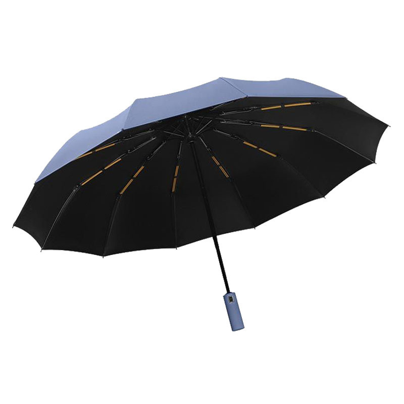 寰泽智创折叠24骨全自动雨伞12骨双龙骨晴雨伞HZ-SY12
