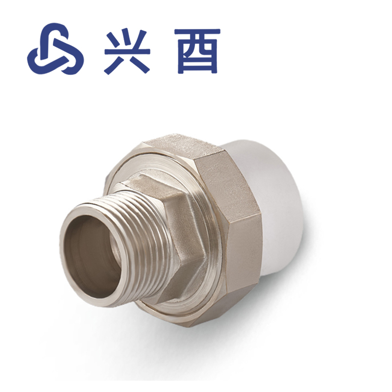 兴酉 PP-R外丝活接 20*1/2 个
