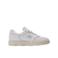新百伦(New Balance)男士跑鞋白色皮革拼接Ortholite鞋底休闲运动