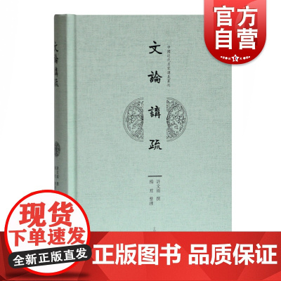 文论讲疏中国近代名家讲义丛刊 许文雨杨焄文论经典作品汉代近代文学批评史结合西方诗品典论论文答元九书人间词话 上海古籍出版