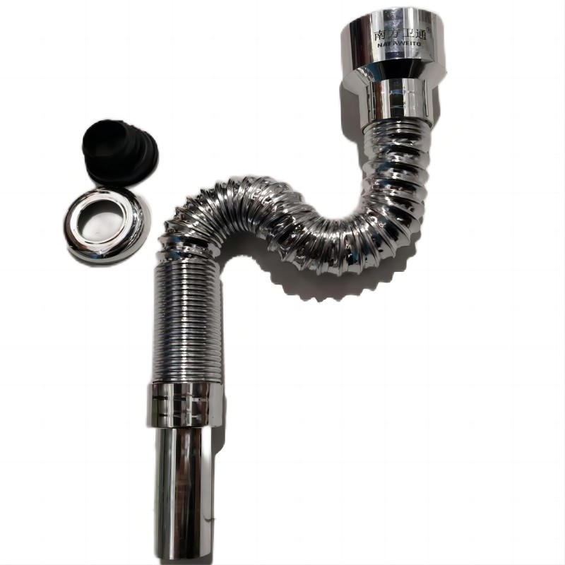 南方卫通 小便池下水管 小便池伸缩下水管 电镀NF-202 个