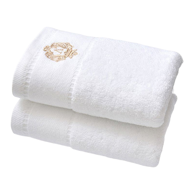 安居先森五星级酒店品质新疆长绒棉奥斯汀毛巾2条礼盒贵族白