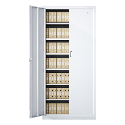 风雷动凭证柜会计收纳柜财务档案柜资料柜加厚文件柜办公室带锁铁皮柜凭证柜七层