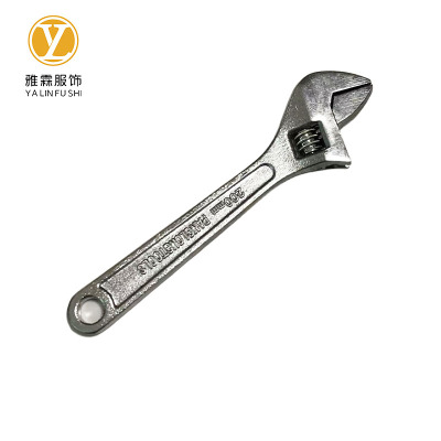 雅霖服 精抛带刻度活动扳手200mm 8寸 把