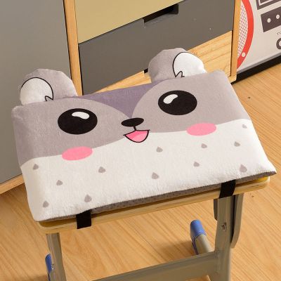SleepyBear中小学生坐垫教室椅垫透气长方形凳子垫春夏防滑可爱宿舍垫记忆棉